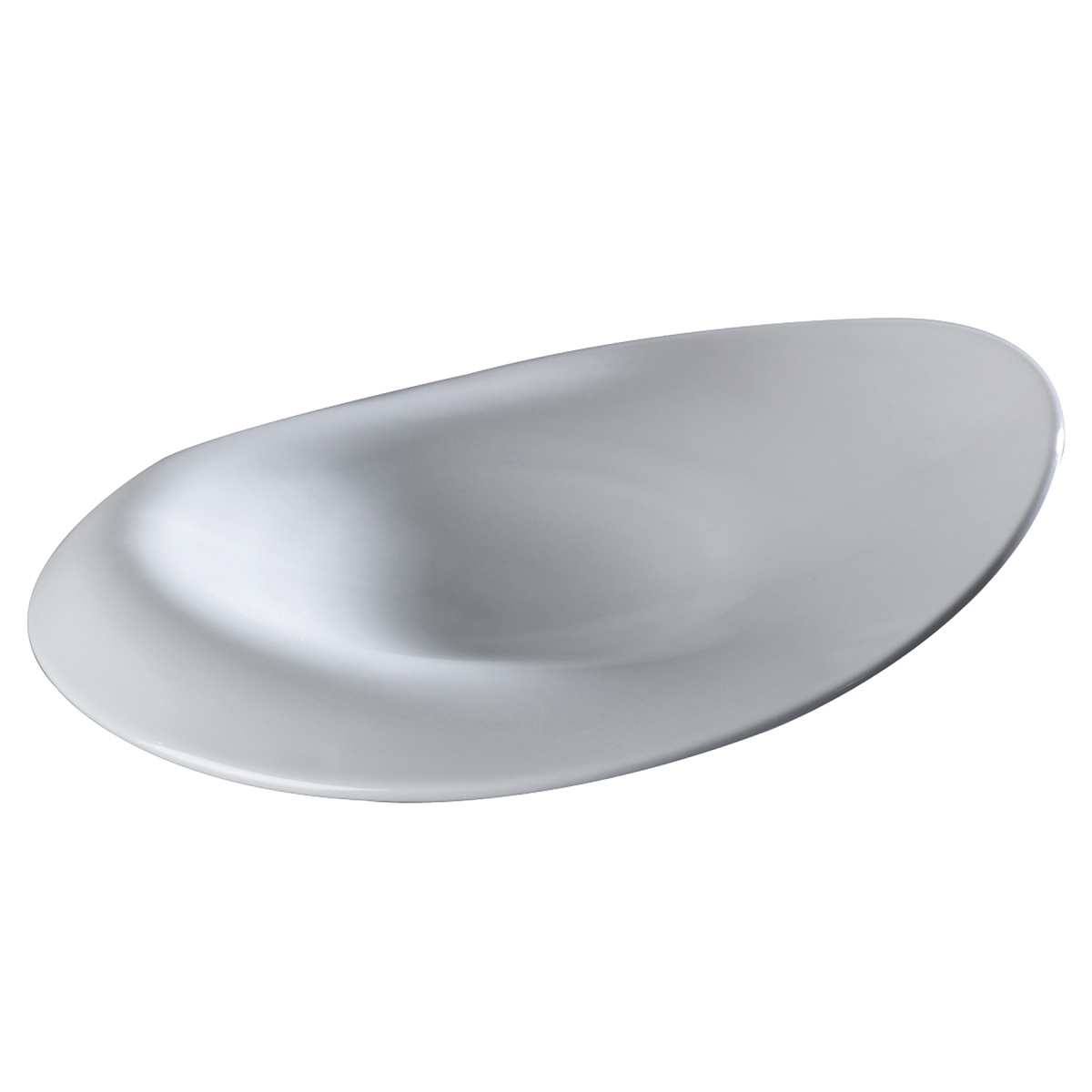 Picture of Winco PA1101982606 10.86 in. Bright White Porcelain Slanted Plate, Corona Gotas - 1 Dozen