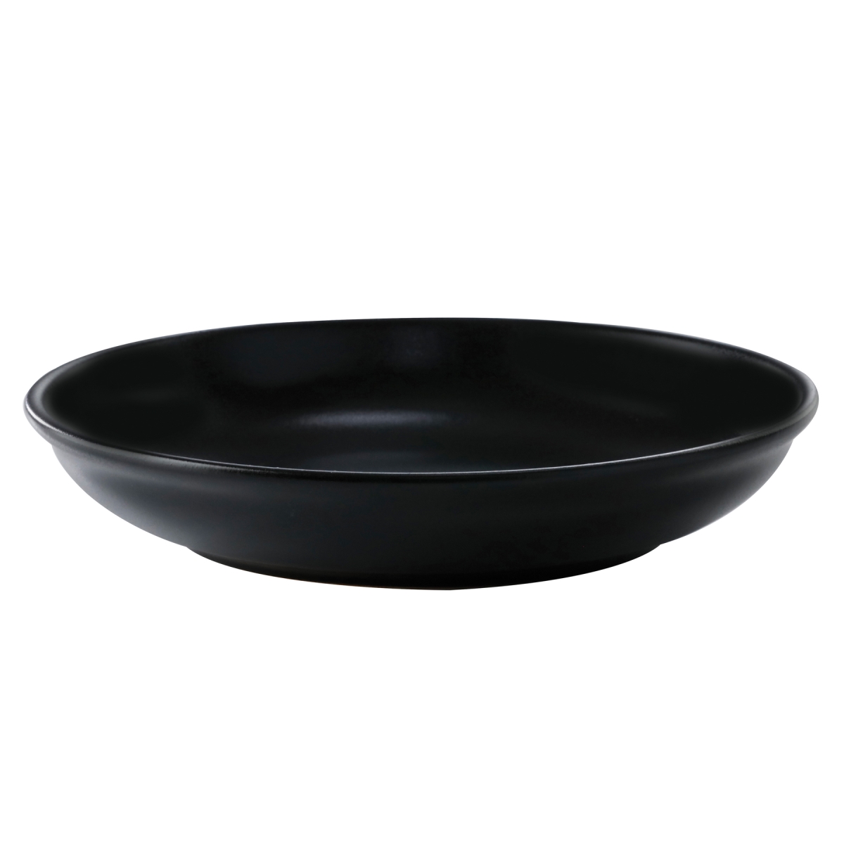 Picture of Winco PA1941837512 52.4 oz Black Reactive Glaze Porcelain Coupe Bowl, 10 in. Dia., Corona Cosmos Pluto - 1 Dozen
