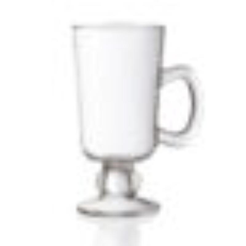 Picture of Winco SW-1449-CL 10 oz Rim-Full, 2.9 in. Dia. - 4 in. with Handle - Irish Coffee Mug, 5.75 in. Tall - Clear