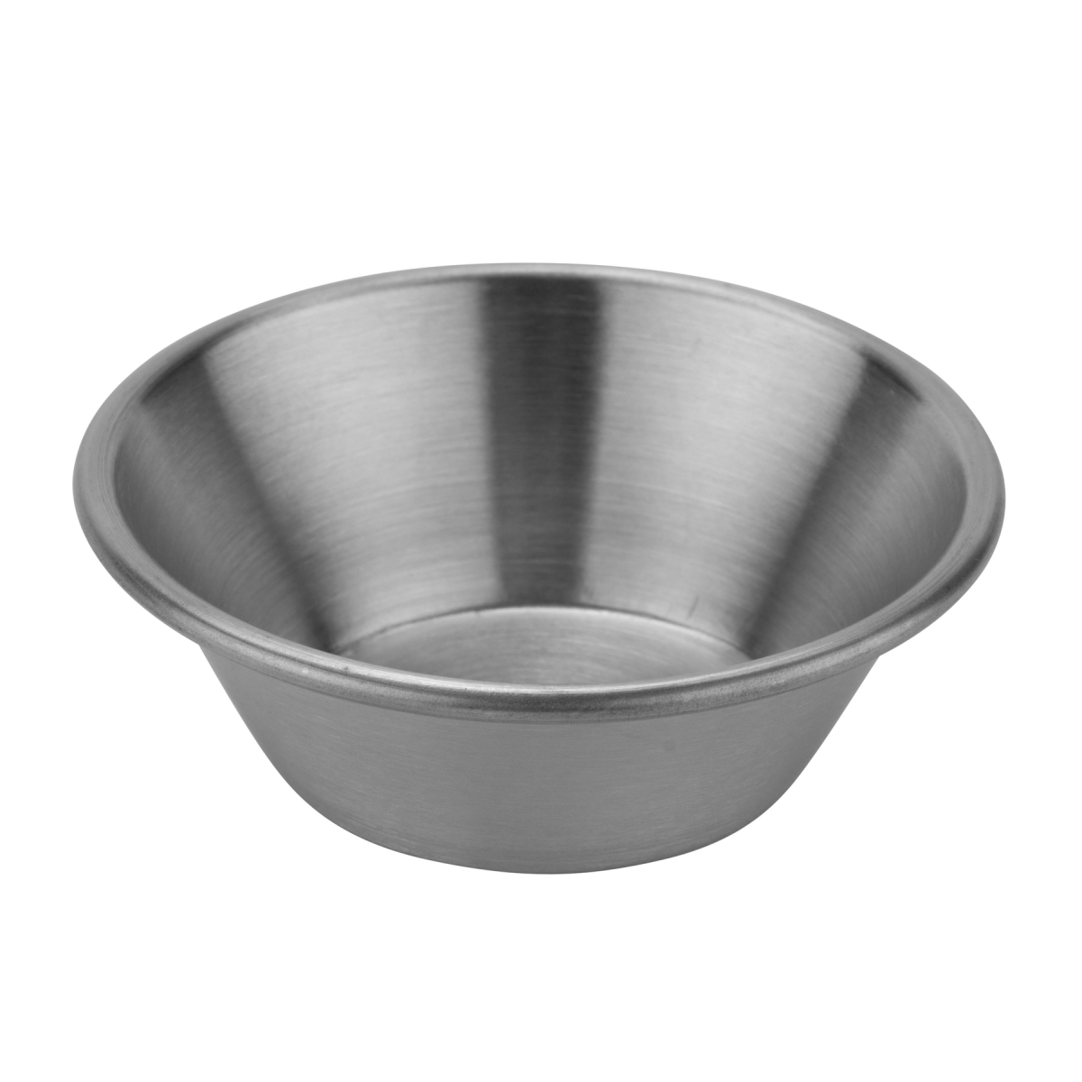 Picture of Winco 4-84100 2 oz Condiment Cup, 2.75 in. Dia., 1 in. Tall - Stainless Steel - Each 48