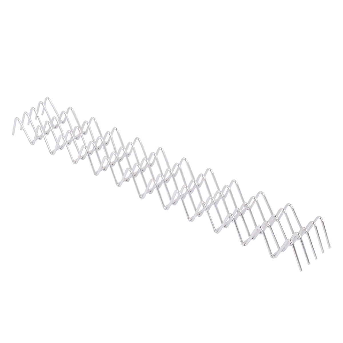 Picture of Winco 4-81828 15 x 2 in. Holder for 11 or 12 Mini Tacos, 1 in. Tall - Stainless Steel - Each 12