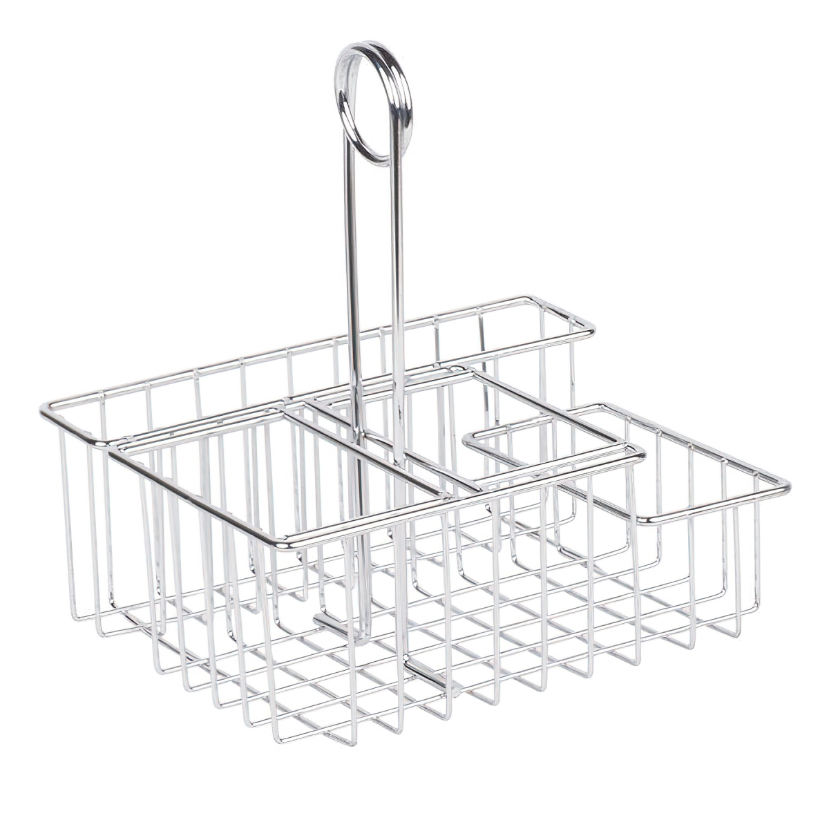 Picture of Winco 4-21696 8 x 6.5 in. 4-Compartment Caddy, 9 in. Tall - Chrome - Each 12