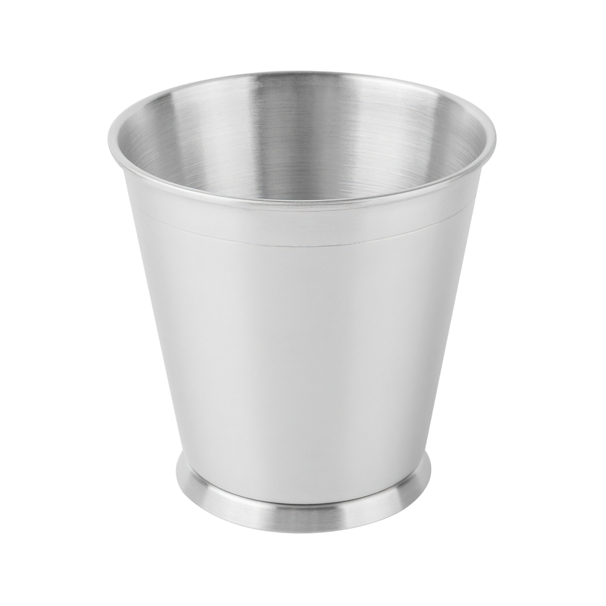 Picture of Winco 4-80808 3.5 in. Round Mini Serving Pail with O Handle, 3.5 in. Tall - Stainless Steel - Each 12