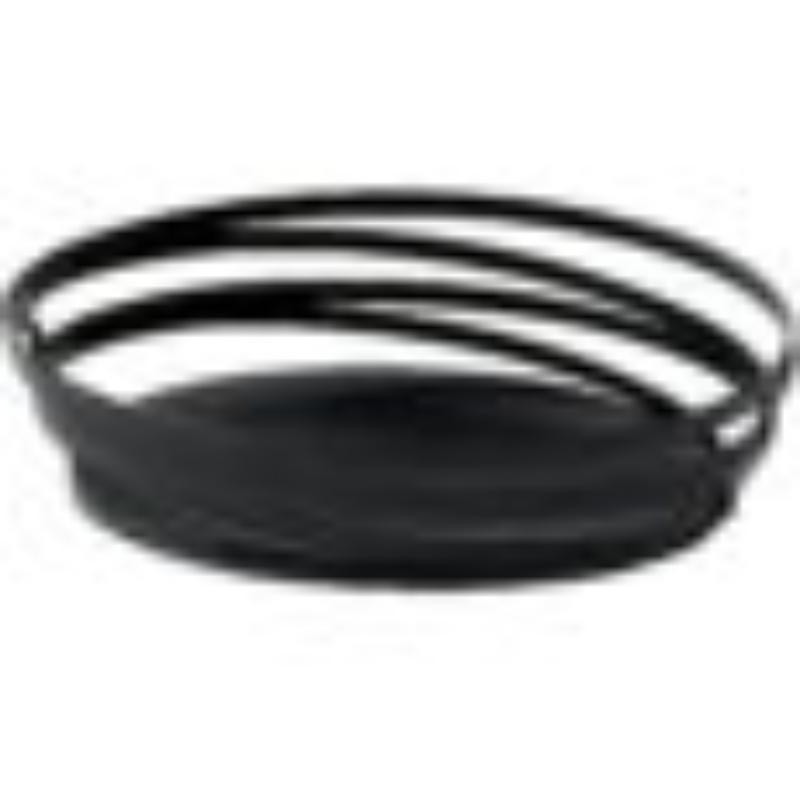 Picture of Winco WB-972-MG 9 x 7 in. Oval Metal Grey Wire Food Serving Basket, Cyclone, 2.25 in. Tall