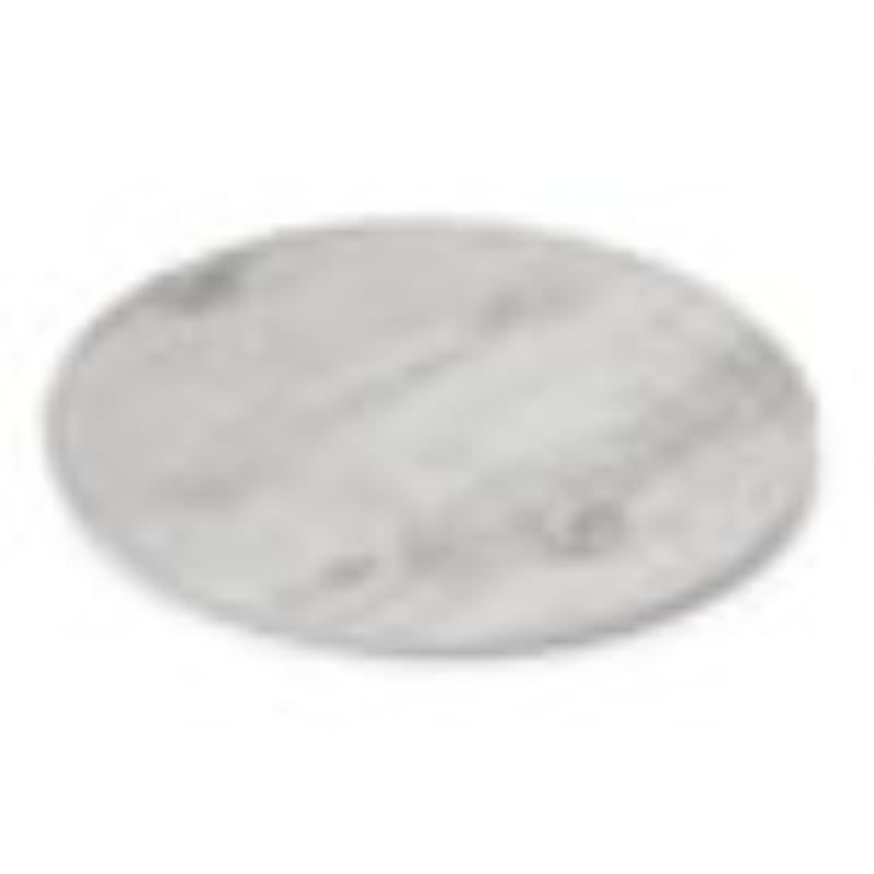 Picture of Winco SB-1300-WBW 13.5 in. Dia. Round Melamine Faux White Birch Wood Display Board, 0.75 in. Tall, G.E.T. Madison Avenue