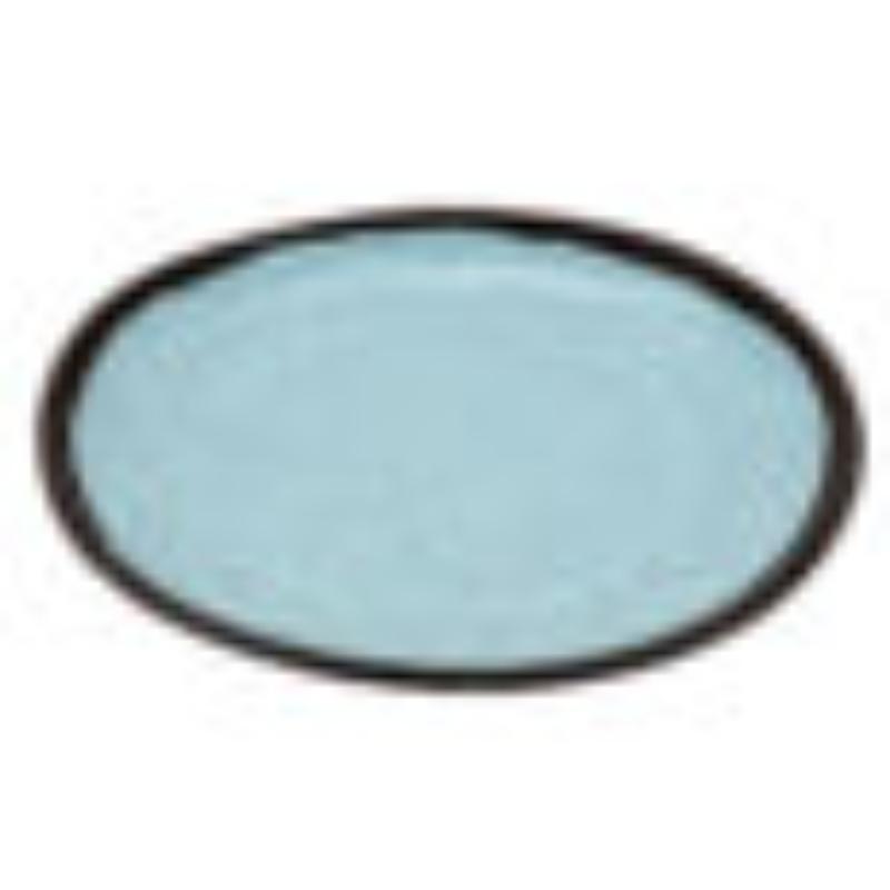 Picture of Winco CS-70-GBL 7 in. Speckled Greyish Blue Melamine Bread Plate, G.E.T. Pottery Market Matte