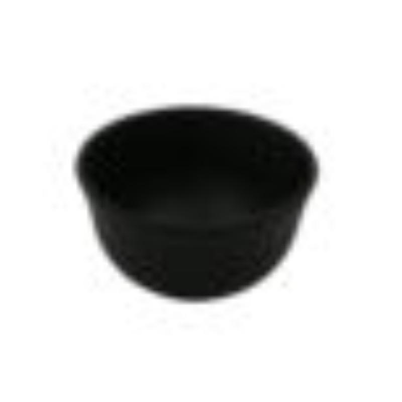 Picture of Winco B-150-BK 14 oz Melamine Black, Round Rice & Soup & Cereal Bowl - 16.5 oz Rim-Full, 5 in. Dia., 2.5 in. Deep, G.E.T. Nara