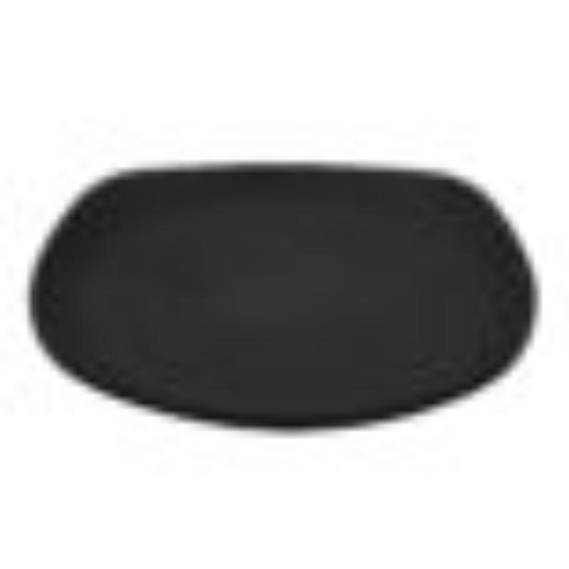 Picture of Winco P-600-BK 6 in. Melamine Black, Square Side & Bread Plate, G.E.T. Nara