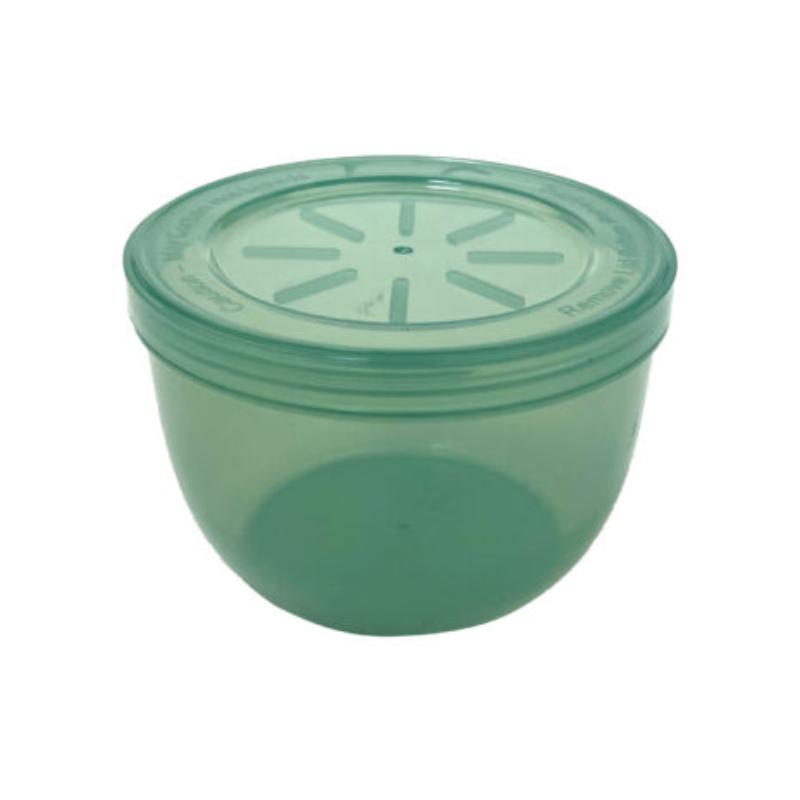 Picture of Winco EC-24-1-JA 16 oz Jade Polypropylene Soup Reusable Container - 18 oz Rim-Full, 4.375 in. Top Dia., 2.9 in., G.E.T. Eco-Takeouts