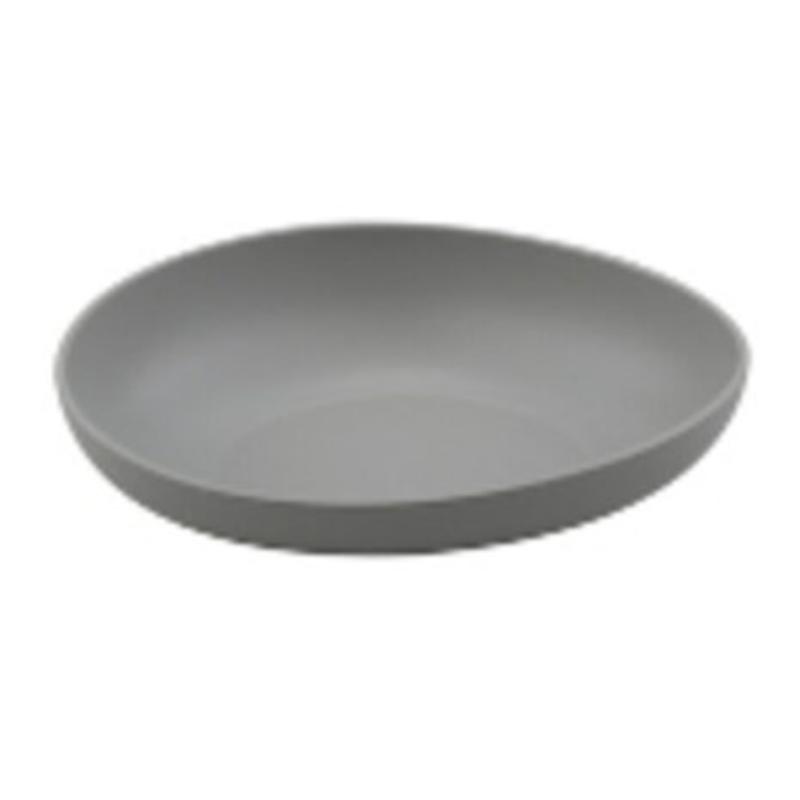 Picture of Winco B-5000-LG 50 oz Light Grey Melamine Entree Bowl - 60 oz Rim-Full, 2.38 in. - 2.62 in., 10.75 x 8 in., G.E.T. Riverstone