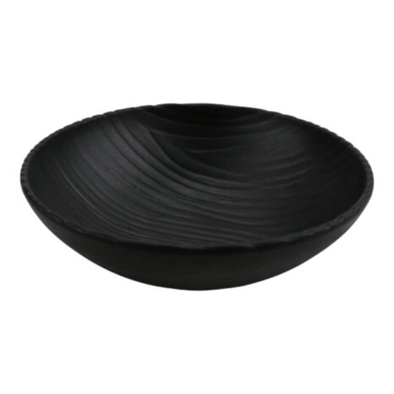 Picture of Winco 15003345001 72 oz Sustain Black Round Melamine Bowl, 10 x 10 x 3.75 in., G.E.T., Cheforward