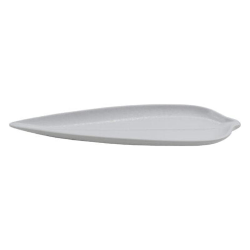 Picture of Winco 15018131025 14.2 in. Rainex Showered White Rainex Melamine Leaf, 14.2 x 3.9 x 1.1 in., G.E.T., Cheforward