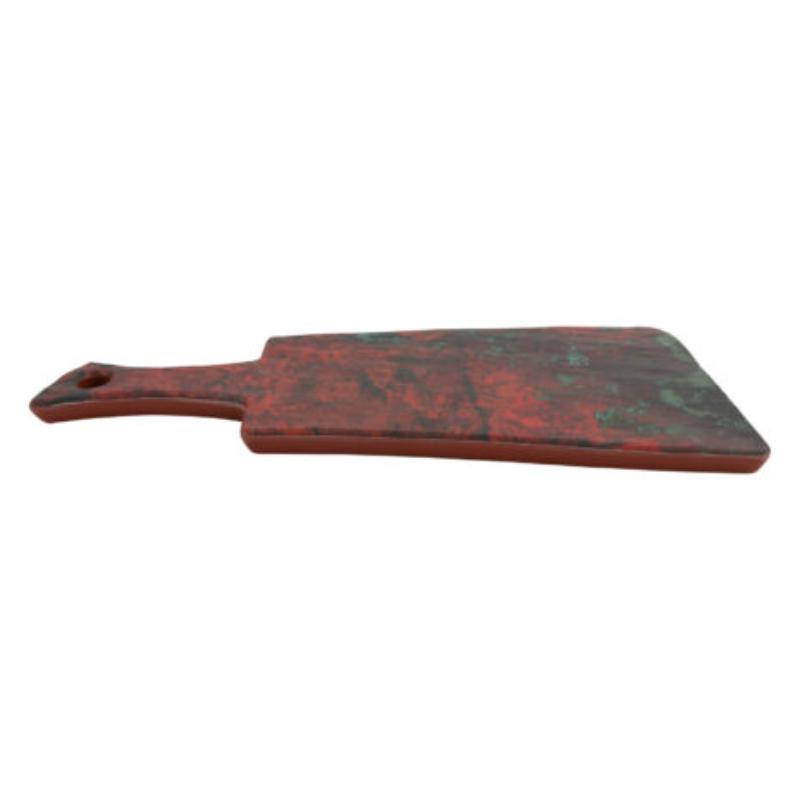 Picture of Winco 15019051038 15.5 in. Lapis Senora Sunrise Rectangle Melamine Board with Handle, 15.5 x 6 x 0.5 in., G.E.T., Cheforward