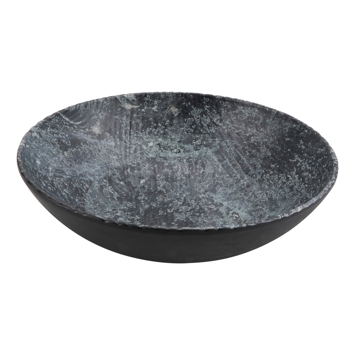 Picture of Winco END201 102 oz Endure Weathered Pewter Buffet Melamine Bowl - Extra Large - 13 x 13 x 4 in. - G.E.T, Cheforward - Each 6