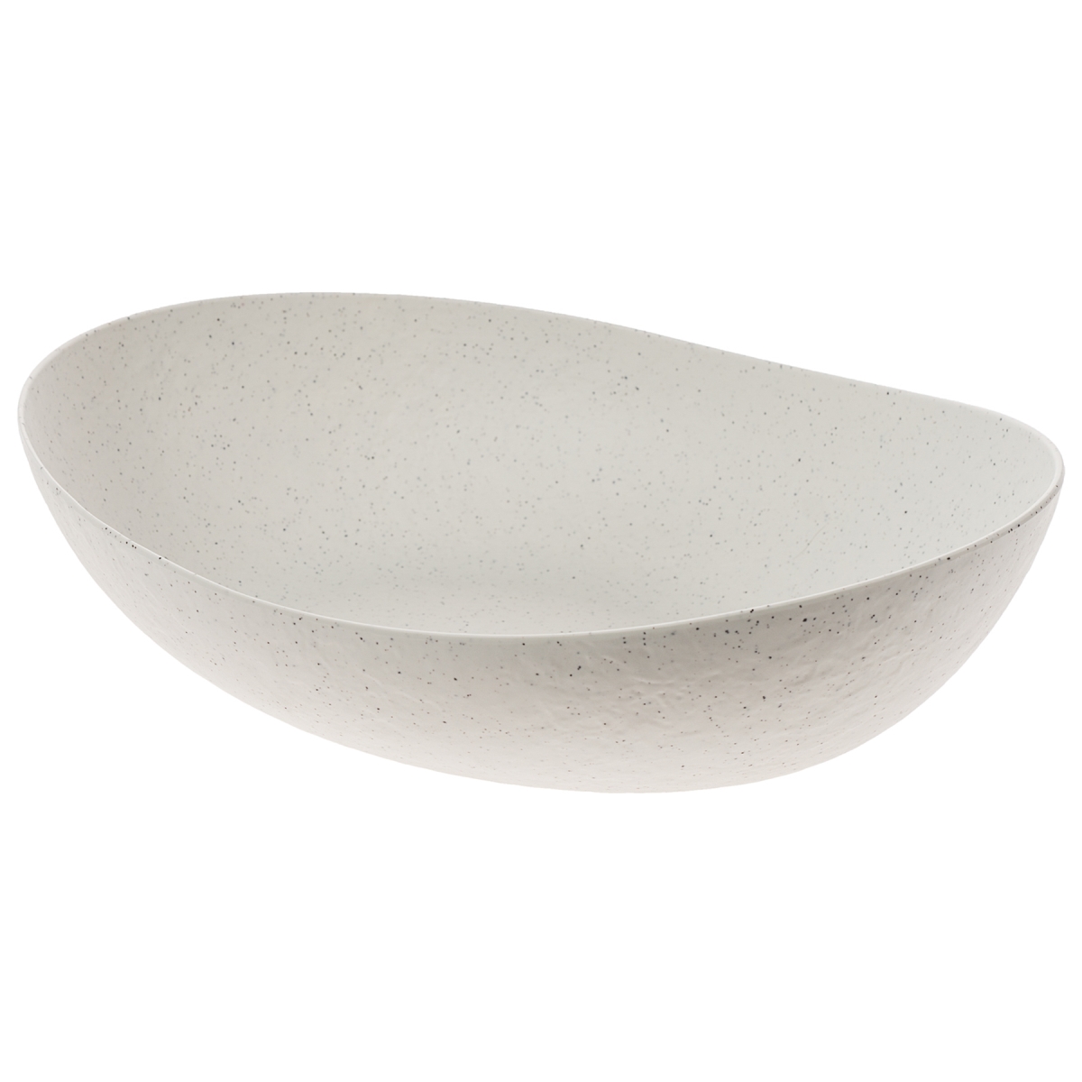 Picture of Winco ERG100 128.5 oz Emerge Stone Natural Melamine Buffet Bowl, 13.7 x 10.6 x 3.94 in. - G.E.T, Cheforward - Each 12