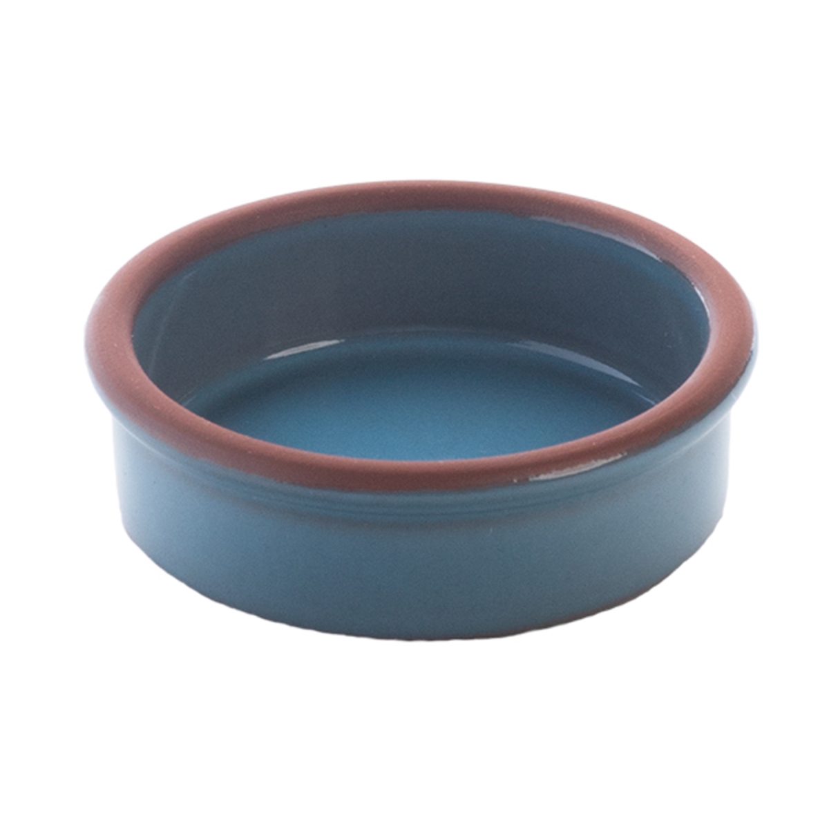 Picture of Winco SH0108B 2.7 oz Stone Heart Blue Terracotta Casserole, 3.14 x 0.98 in. - G.E.T, Cheforward - Each 24