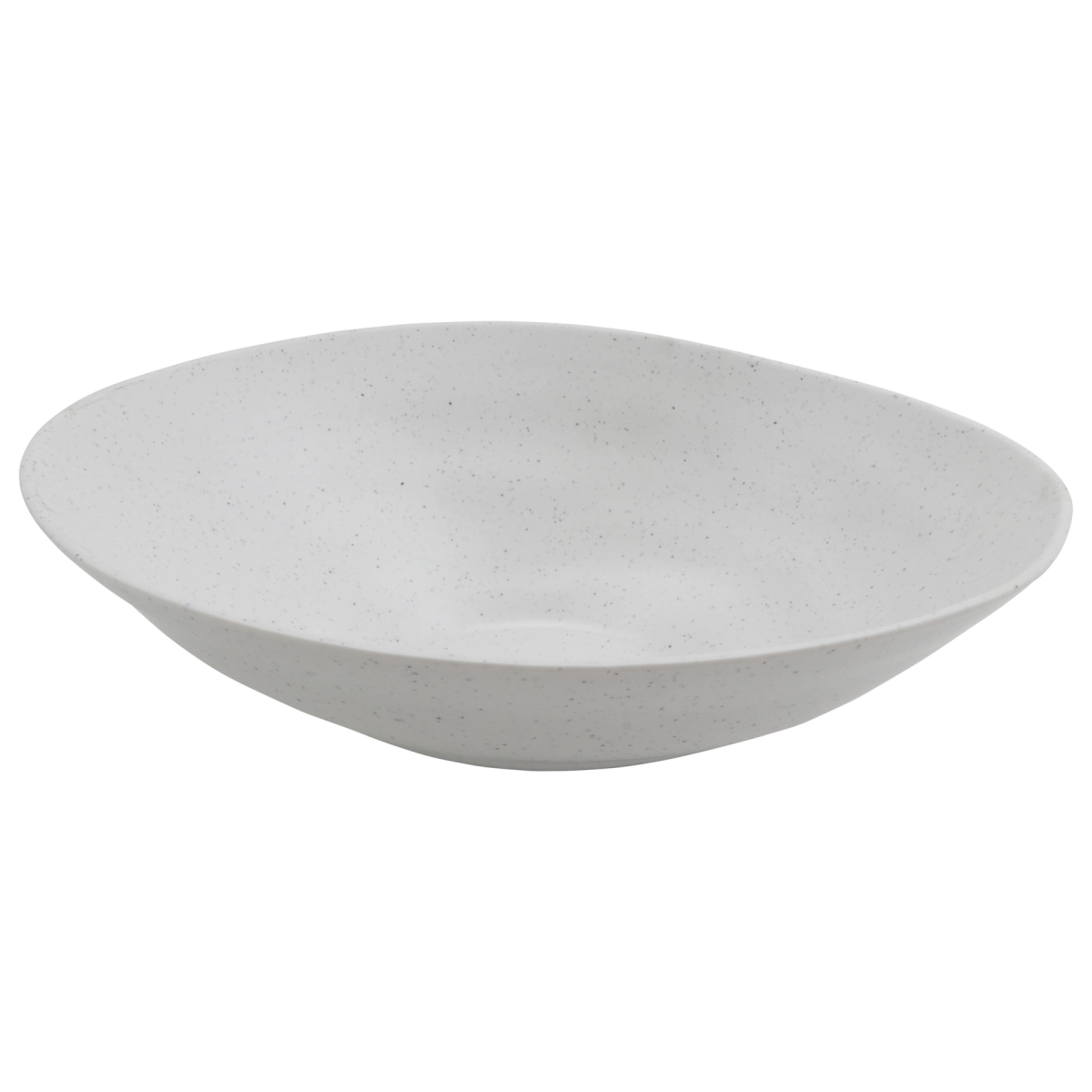 Picture of Winco ZEA201 130 oz Zeal Stone Natural Oval Melamine Bowl - Large - 16 x 13 x 5 in. - G.E.T, Cheforward - Each 4