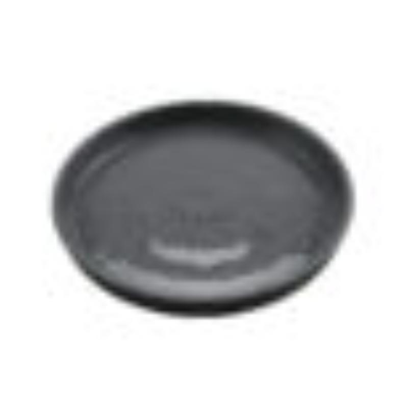 Picture of Winco RP-7-GRS-BKM 7 in. Round Edged Melamine Dinner Plate, Glossy Grey Inside & Black Matte Outside, G.E.T. Roca