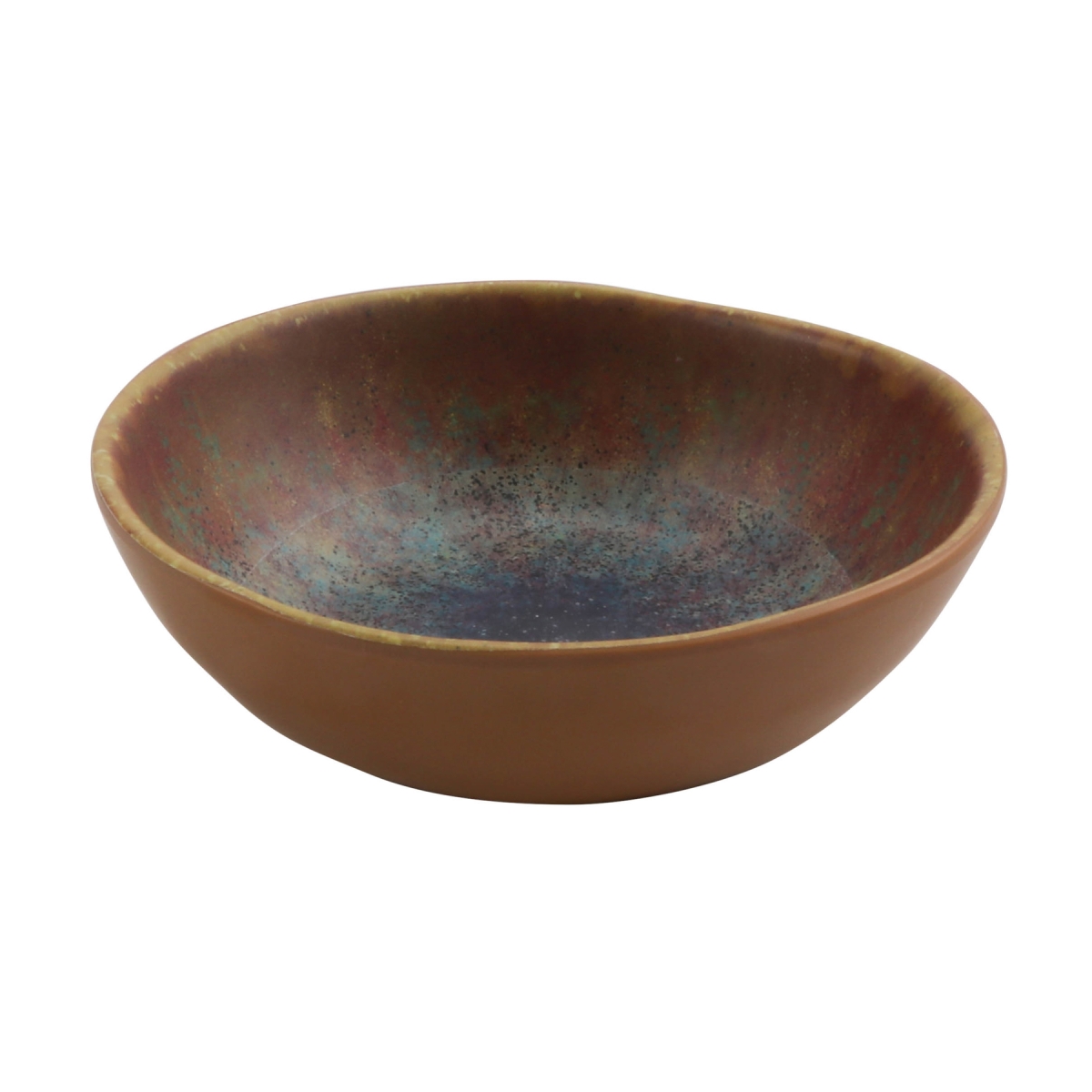 Picture of Winco 38769-CAI 8 oz Savor Clay Azula Iris Melamine Bowl - 9.5 oz Rim-Full, 5.125 x 4.69 x 1.5 in. - G.E.T, Cheforward - Each 12