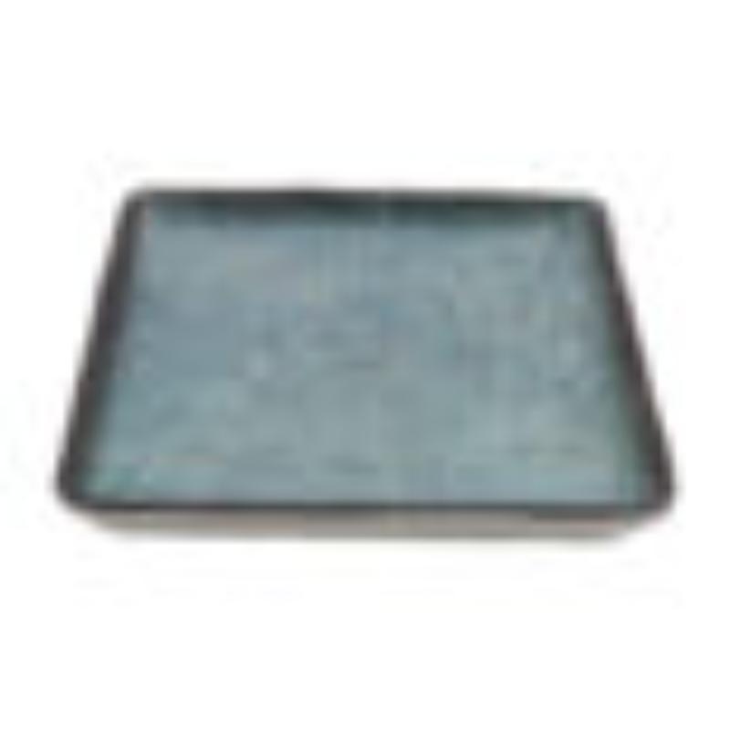 Picture of Winco 20030-REB 4 in. Savor Robin Egg Blue Square Melamine Plate, 4 x 4 x 0.5 in., G.E.T., Cheforward