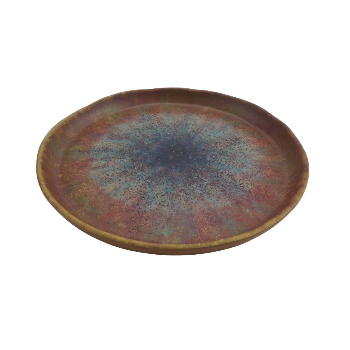 Picture of Winco 21141-CAI 10 in. Savor Clay Azula Iris Round Melamine Plate, 10 x 10 x 1 in. - G.E.T, Cheforward - Each 12