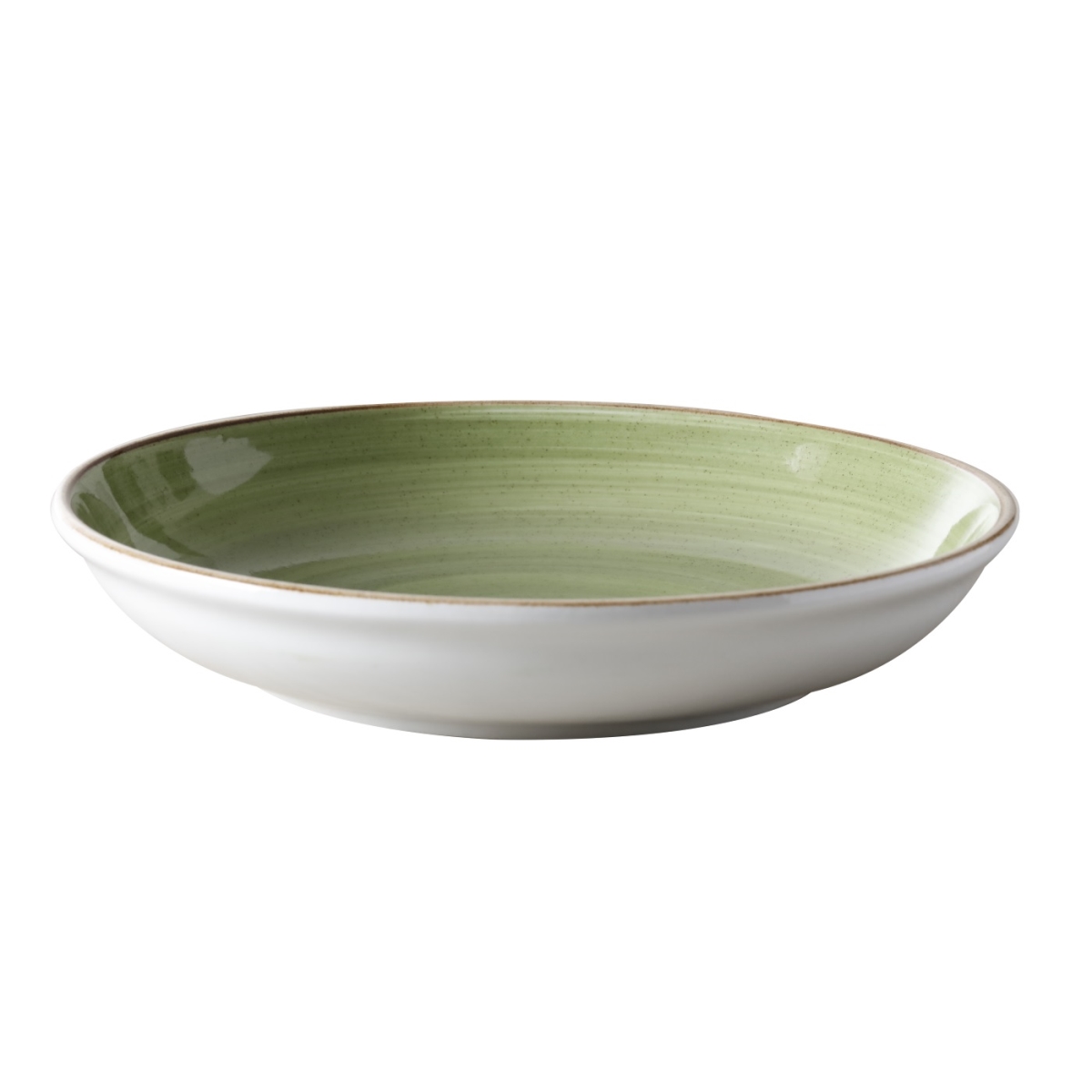 Picture of Winco PA1616837512 10 in. Coupe Bowl 52.4 oz, Olive Artisan - 1 Dozen