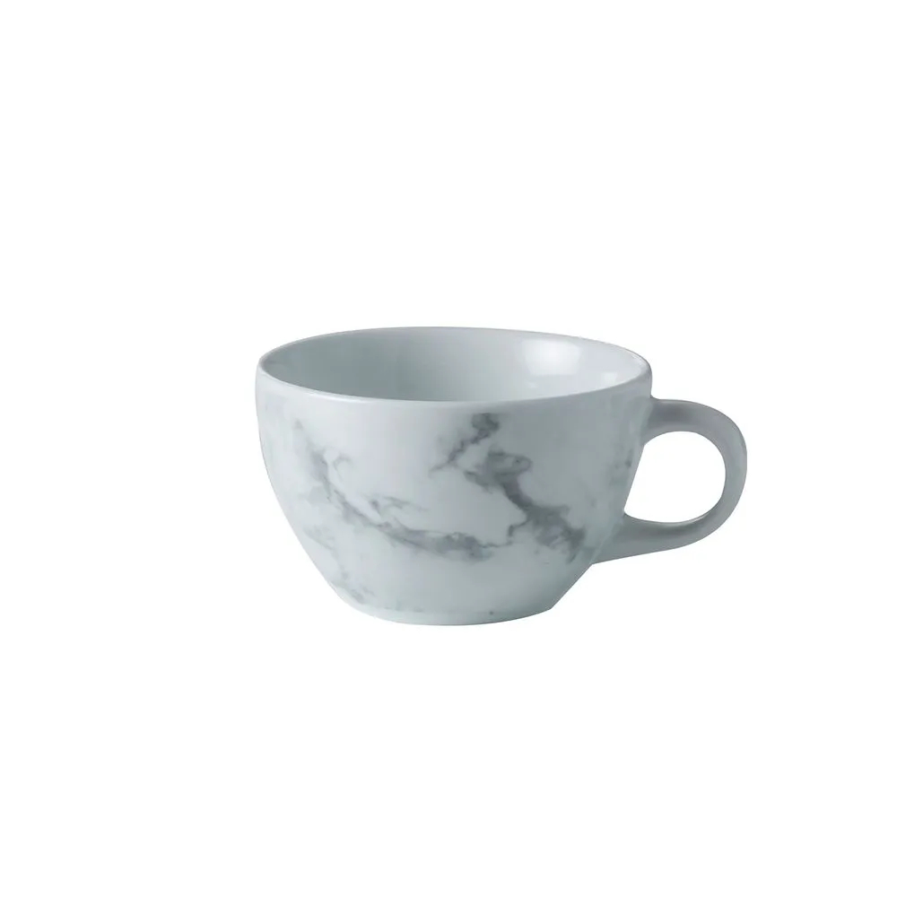 Picture of Winco PA110F904412 5 in. Porcelain Round Tea Cup, 4.8 x 3.8 x 2.3 in., G.E.T. Corona Marble - 2 Dozen