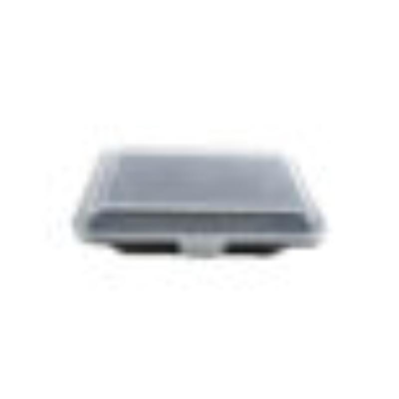Picture of Winco EC-11-2X-BK-CL Half Size Polypropylene Black & Clear Food Reusable Container, 9 x 6.5 x 2.75 in., G.E.T. Eco-Takeouts