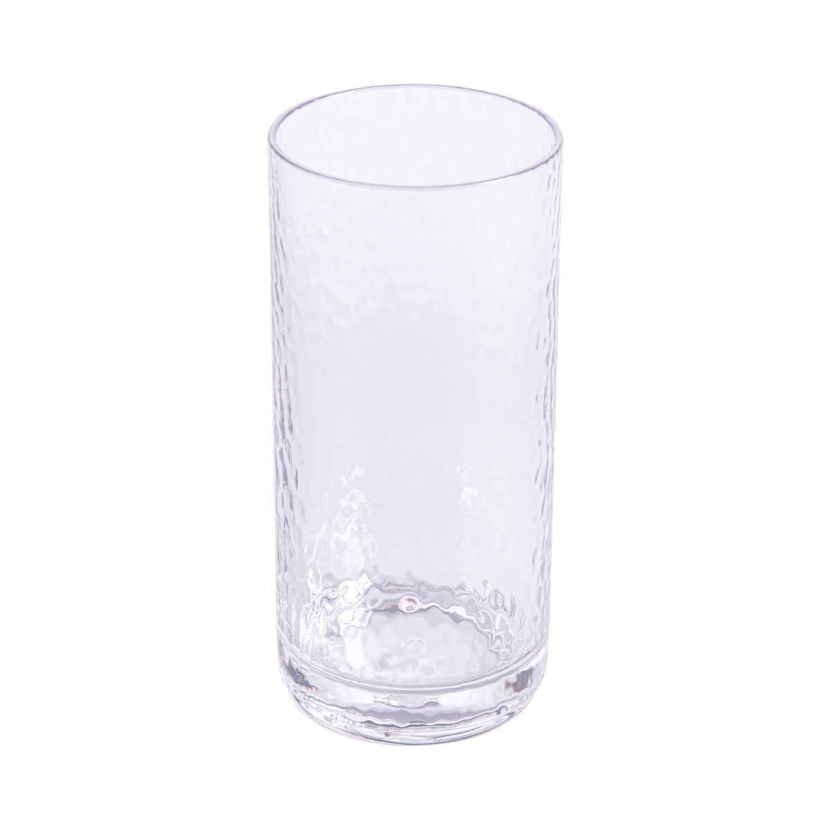 Picture of Winco HM-20CO-CL 20 oz San Clear Cooler Cup - 20.5 oz Rim Full - 3.05 in. Top Dia., 6.58 in. Tall - G.E.T. Hammered - 2 Dozen