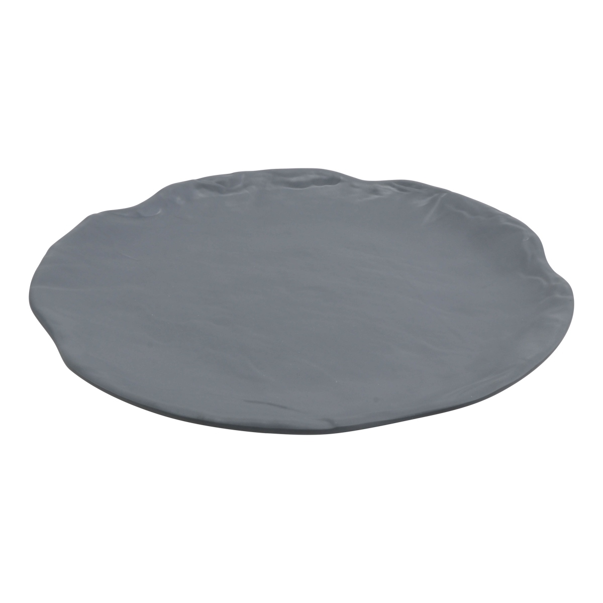 Picture of Winco 15005112005 12 in. Endure Weathered Onyx Round Melamine Plate - Medium - 12 x 12 x 1.5 in. - G.E.T, Cheforward - Each 12