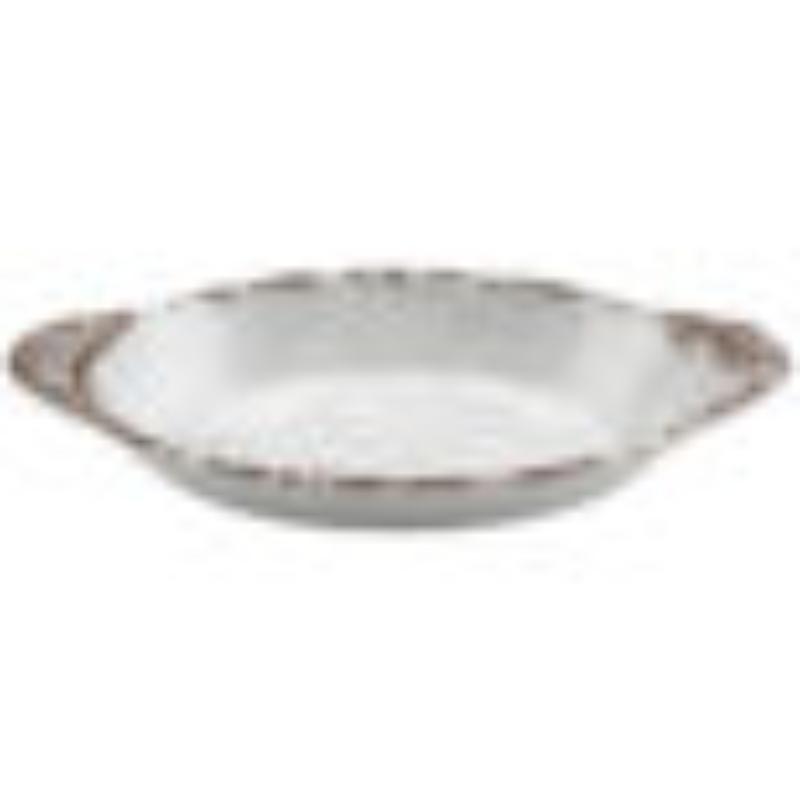 Picture of Winco SD-08-FM 10 oz, 8.5 x 4.5 in. Oval Side Dish, 1.25 in. Deep - French Mill
