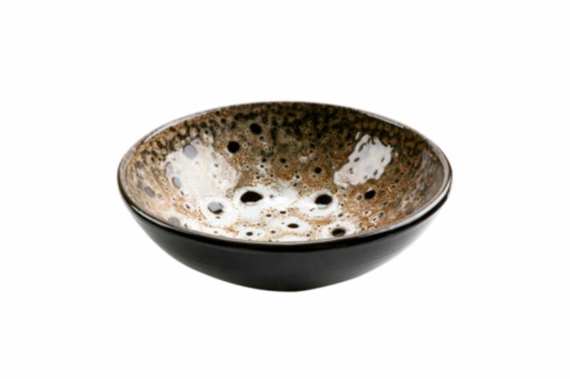 Picture of Winco SH.SA-1320SBN 27 oz Stone Heart Sabana Terracotta Chinese Bowl, 7.28 x 2.28 in., G.E.T., Cheforward