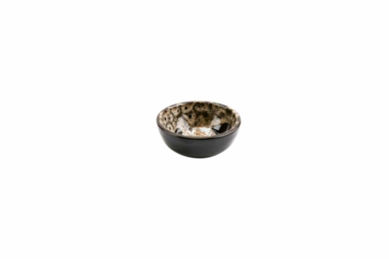 Picture of Winco SH.SA-1316SBN 2.19 oz Stone Heart Sabana Terracotta Chinese Bowl, 3.14 x 1.18 in., G.E.T., Cheforward