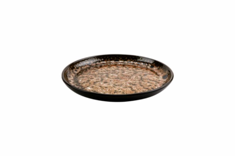 Picture of Winco SH.SA-1226SBN 10.23 in. Stone Heart Sabana Terracotta Deep Plate, 10, 23 x 0.98 in., G.E.T., Cheforward