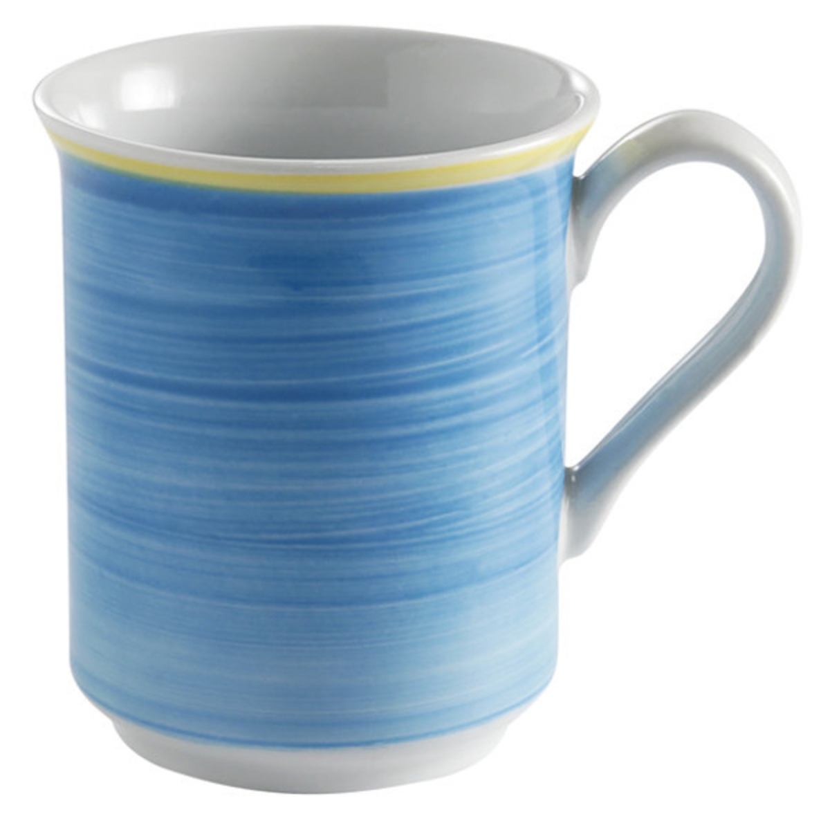Picture of Winco PA1601606124 11 oz Blue Porcelain Mug, 5 in. Dia., Corona Calypso - 2 Dozen