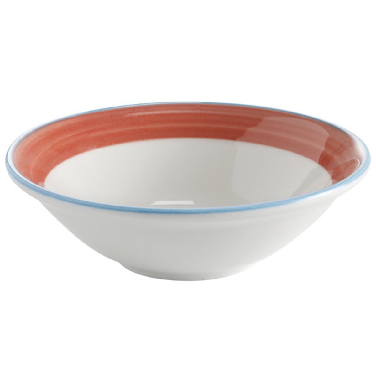 Picture of Winco PA1602903224 15.5 oz Coral Porcelain Bowl, 7 in. Dia., Corona Calypso - 2 Dozen