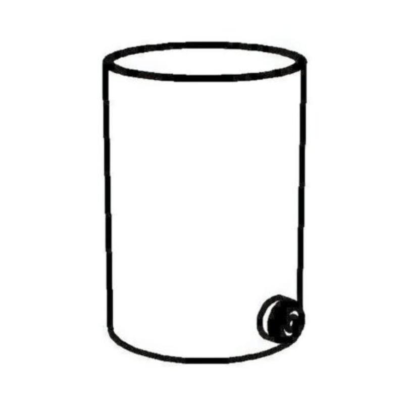 Picture of Winco 3170210 2.6 qt. & 0.7 gal - 2.5L Replacement San Plastic Container for Elegance Juice Dispenser - Frilich 3SA037 - Clear