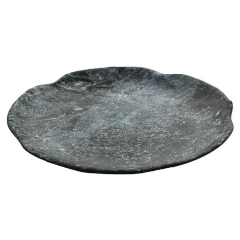 Picture of Winco 15005112007 12 in. Endure Weathered Pewter Round Melamine Plate - Medium - 12 x 12 x 1.5 in., G.E.T., Cheforward