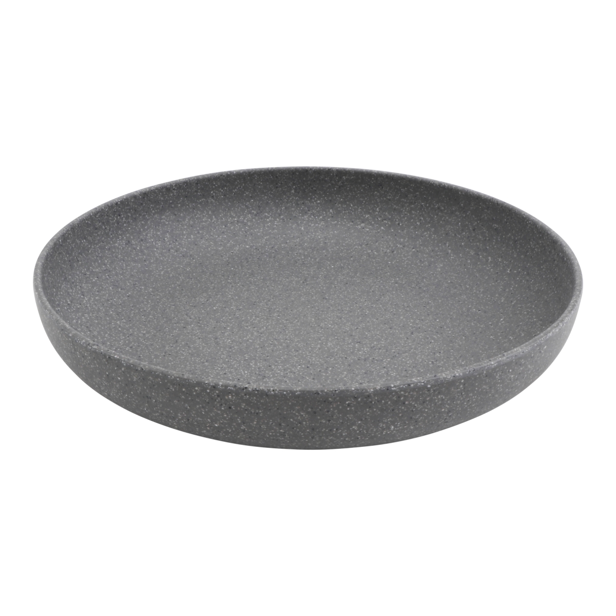 Picture of Winco INF211 67.65 oz Infuse Stone Grey Round Melamine Bowl - Large - 10.83 x 10.83 x 2.25 in. - G.E.T, Cheforward - Each 10