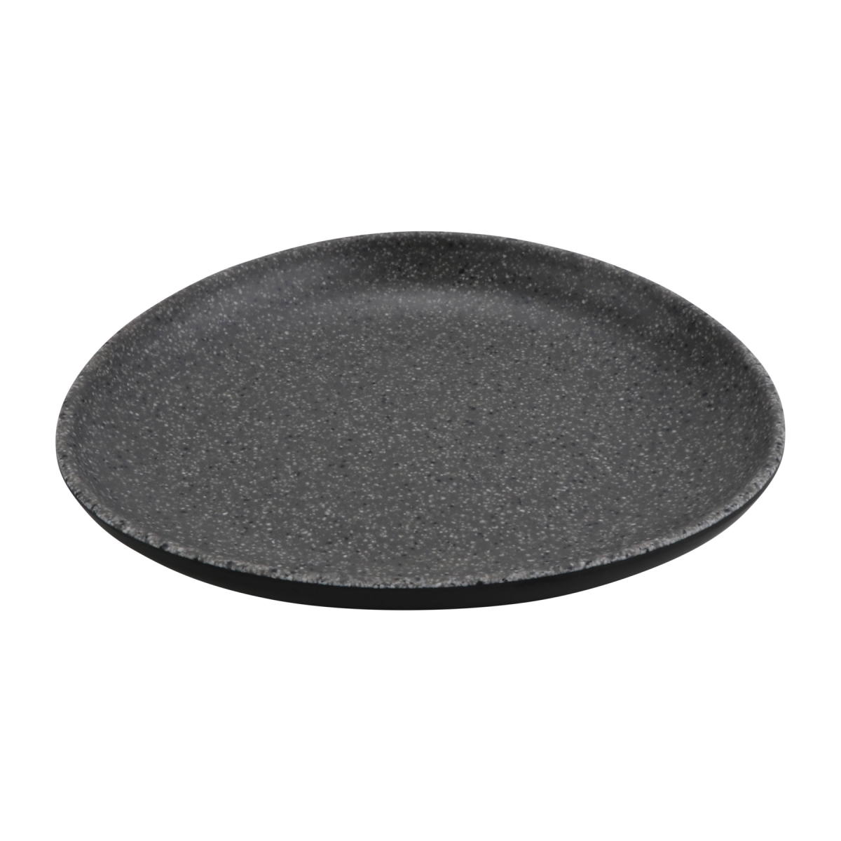 Picture of Winco RIV221 6.15 in. Revive Stone Grey & Black Triangle Melamine Plate - Small - 6.15 x 6.15 x 0.5 in. - G.E.T, Cheforward - Each 48