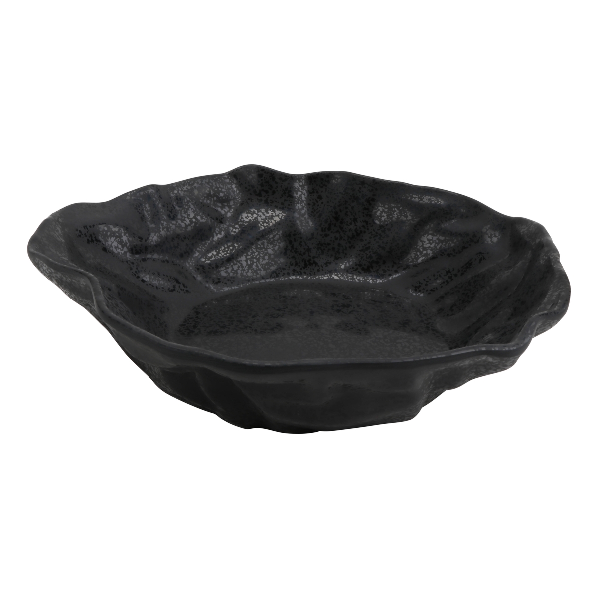 Picture of Winco RNX208 143.75 oz Rainex Showered Black Buffet Melamine Bowl - Extra Large - 14 x 14 x 2.25 in. - G.E.T, Cheforward - Each 6
