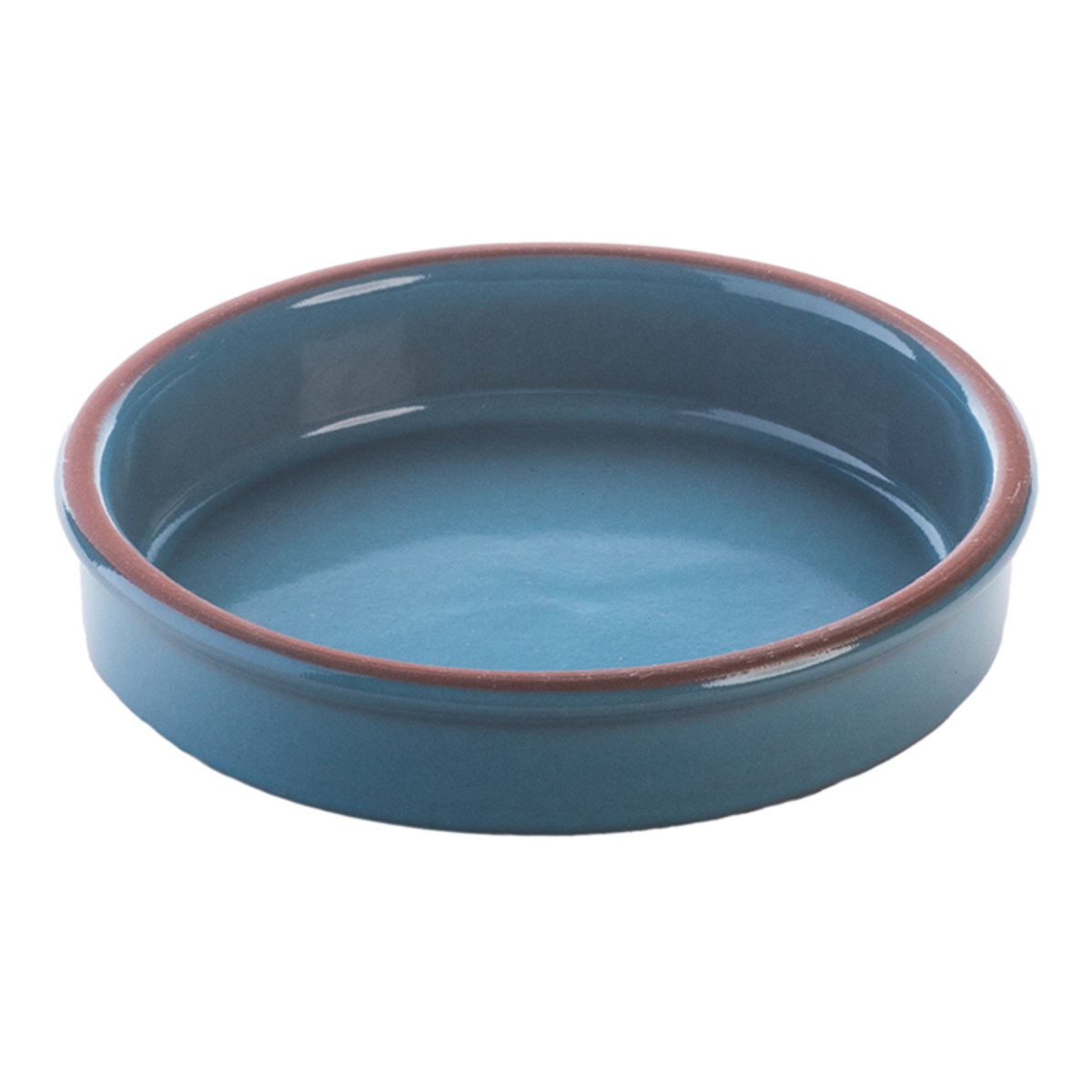 Picture of Winco SH0114B 8.1 oz Stone Heart Blue Terracotta Casserole, 5.51 x 1.22 in. - G.E.T, Cheforward - Each 24