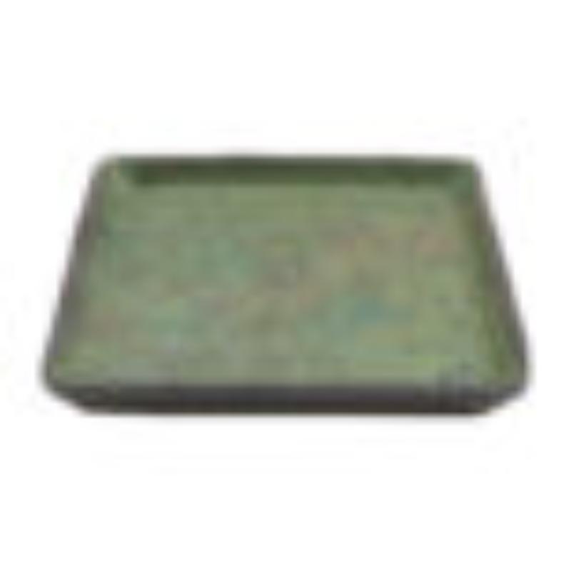Picture of Winco 20030-SP 4 in. Savor Spruce Square Melamine Plate, 4 x 4 x 0.5 in., G.E.T., Cheforward