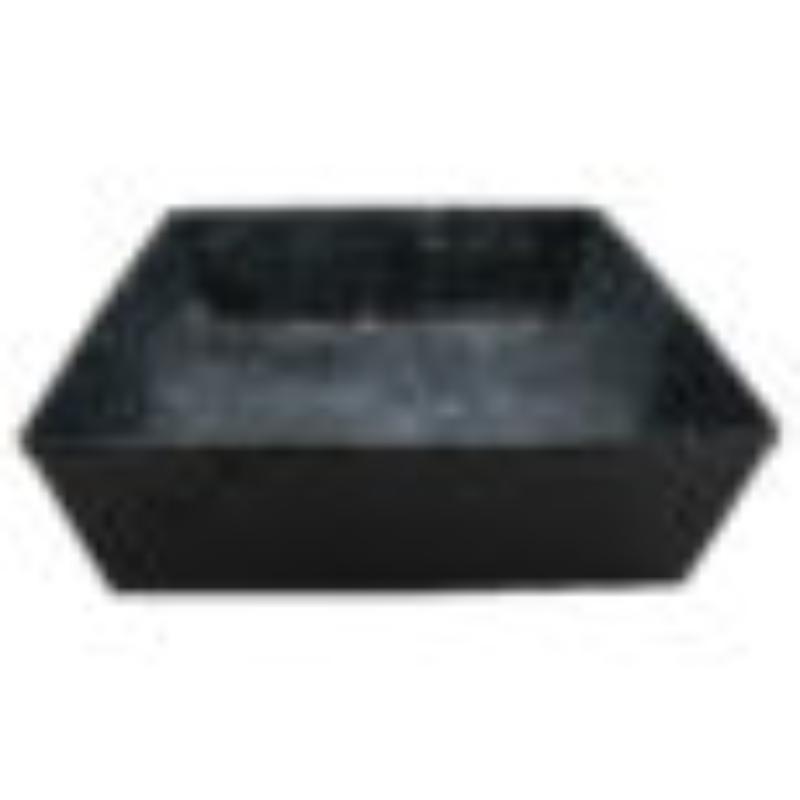 Picture of Winco 30905-WP 3.5 qt. Endure Weathered Pewter Square Salad Melamine Bowl - 4Qt Rim-Full - 10 x 10 x 3 in., G.E.T., Cheforward