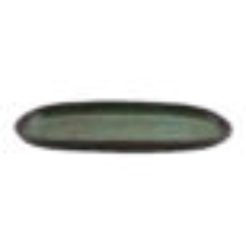 Picture of Winco 21143-SP 13 in. Savor Spruce Oval Melamine Plate, 13 x 5 x 1 in., G.E.T., Cheforward