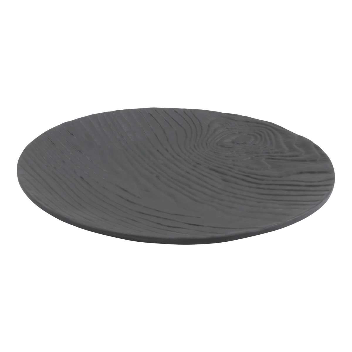 Picture of Winco 15003217023 11.25 in. Sustain Smoke Round Coupe Melamine Plate, 11.25 x 11.25 x 2 in. - G.E.T, Cheforward - Each 12