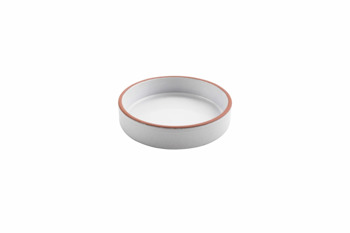 Picture of Winco SH.BL-CER112WHT 4.5 oz Stone Heart White Terracotta Slim Casserole, 4.72 x 1.22 in. - G.E.T, Cheforward - Each 24