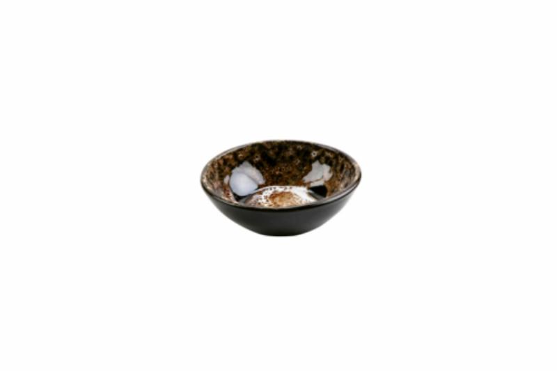Picture of Winco SH.SA-1318SBN 8.45 oz Stone Heart Sabana Terracotta Chinese Bowl, 4.72 x 1.57 in., G.E.T., Cheforward