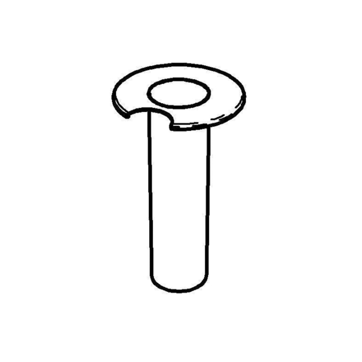 Picture of Winco 3131213 Replacement Stainless Steel Crushed Ice Tube for 5 Liter Elegance Milk Dispenser EMC050E