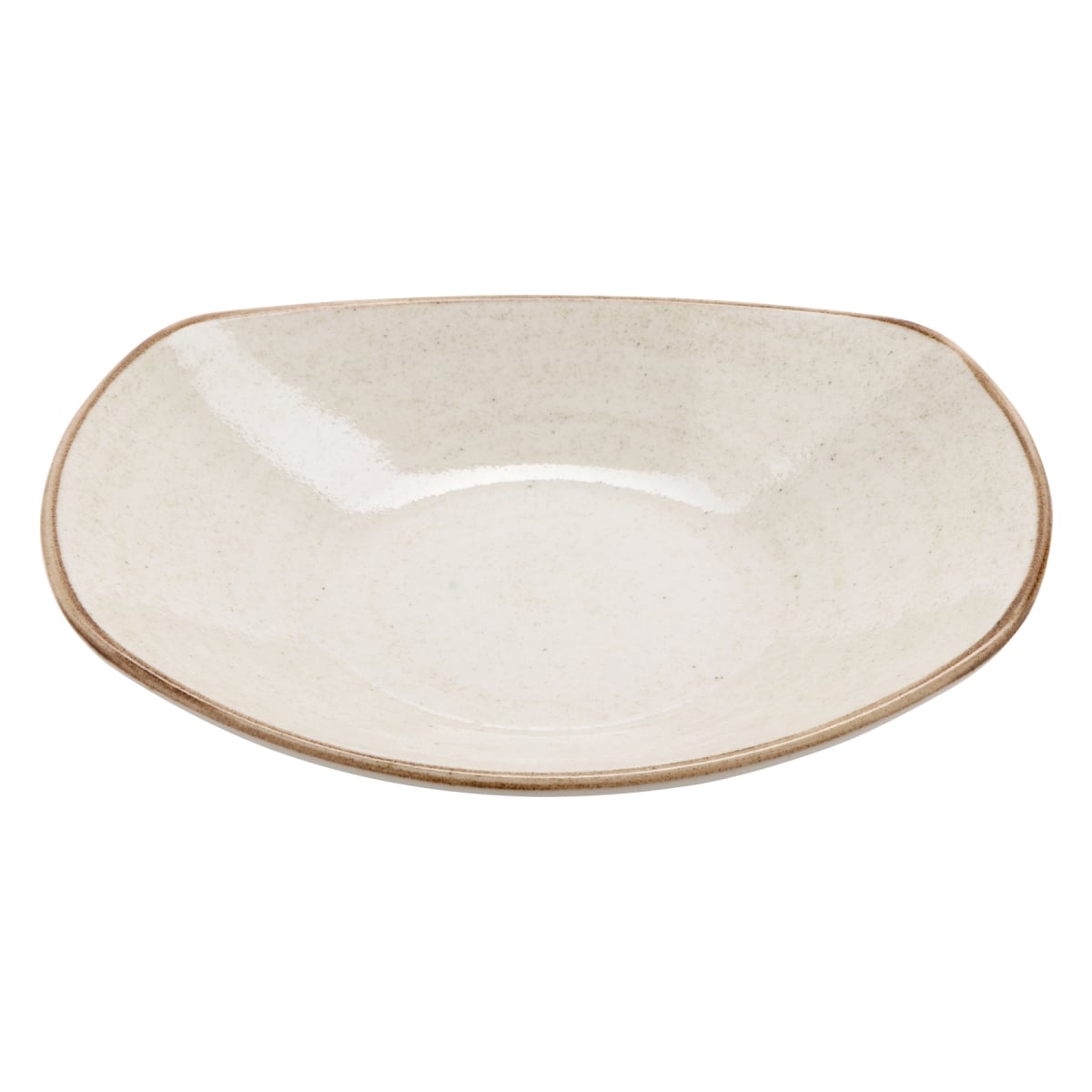 Picture of Winco PP1605723812 34.3 oz Beige Porcelain Pasta Bowl, 10.63 x 9.75 in., Corona Beige Artisan - 1 Dozen